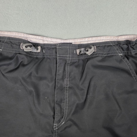 VINTAGE Gap Pants Womens Large Black Pink Baggy Paratrooper Wide Leg Floral 90s - Picture 9 of 16